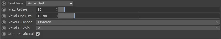 X-particles 使用文档:Emitter Shape Object