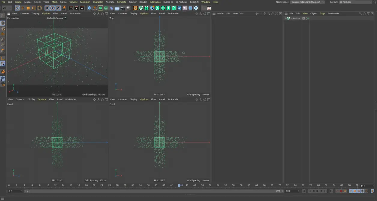 X-particles 使用文档：Emitter Object