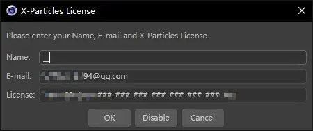 X-particles 使用文档:Main Menu