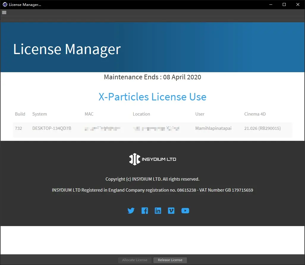 X-particles 使用文档:Main Menu