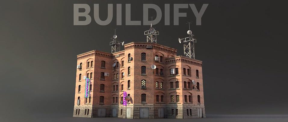 Buildify 1.0 for blender 几何节点建筑物预设库