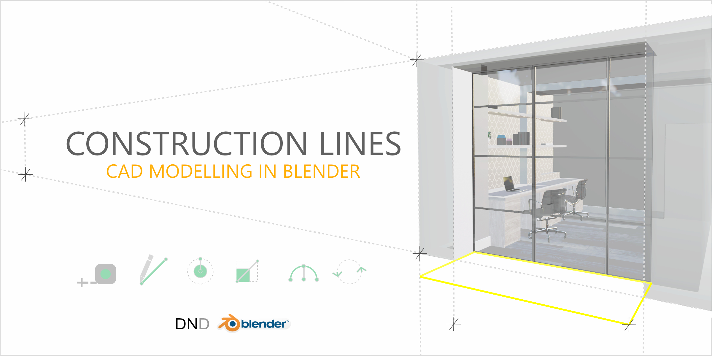 Cоnstructiоn Linеs v0.9.693 for blender CAD建模插件