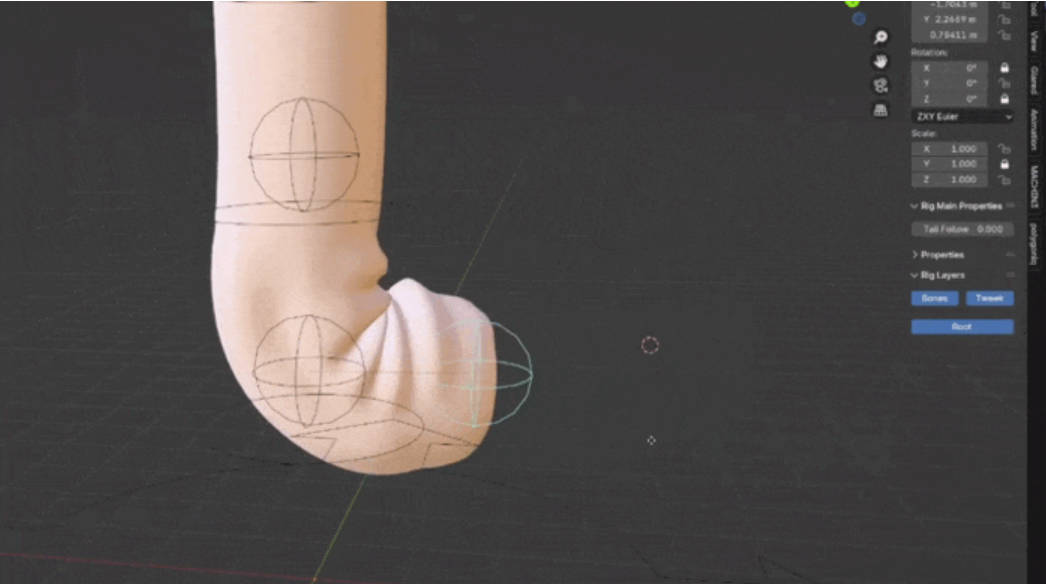 Folds Modifier v4 for blender 衣服褶皱修改器预设