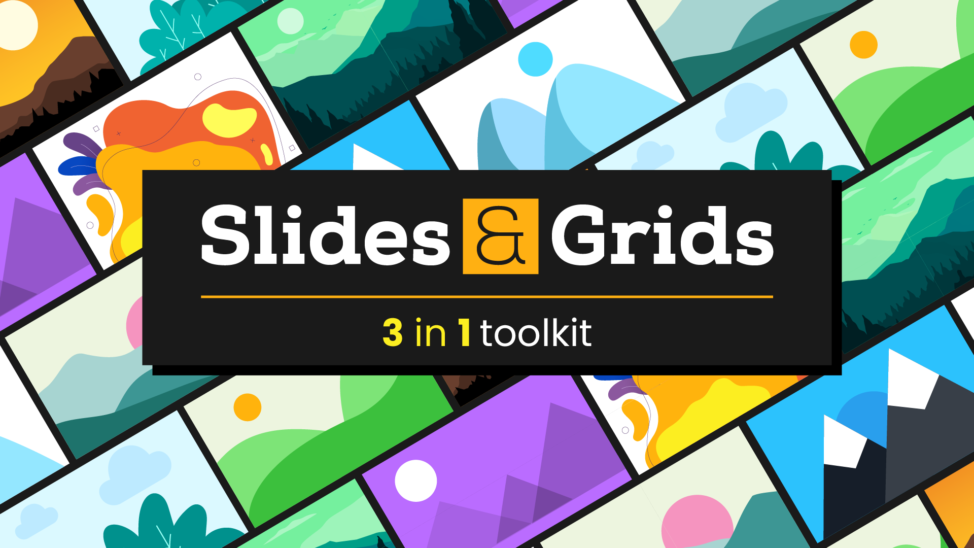 Slides & Grids V1.30 fro After Effects 照片墙滑动脚本