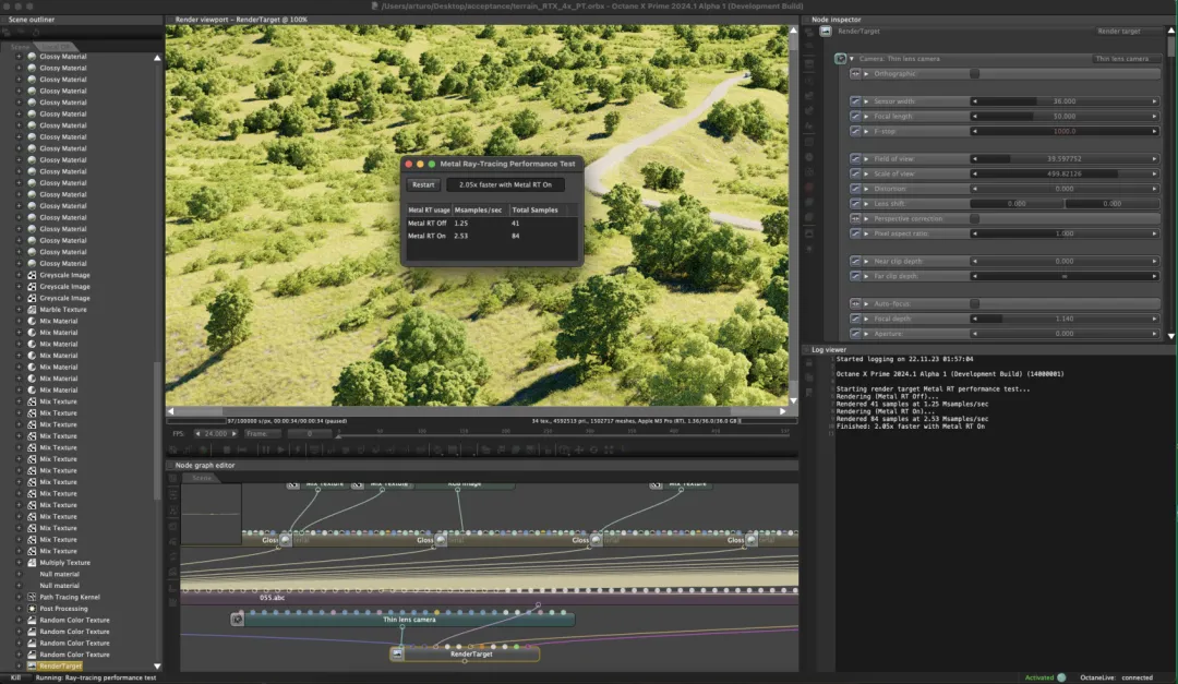 Octane 2024稳定版来了！更少的内存，更好的性能！即将加入AI生成和贴花功能。