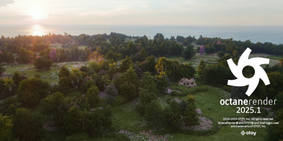 Otoy发布OctaneRender 2025.1测试版