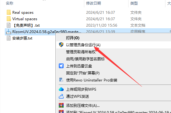 RizomUV 2024 安装教程