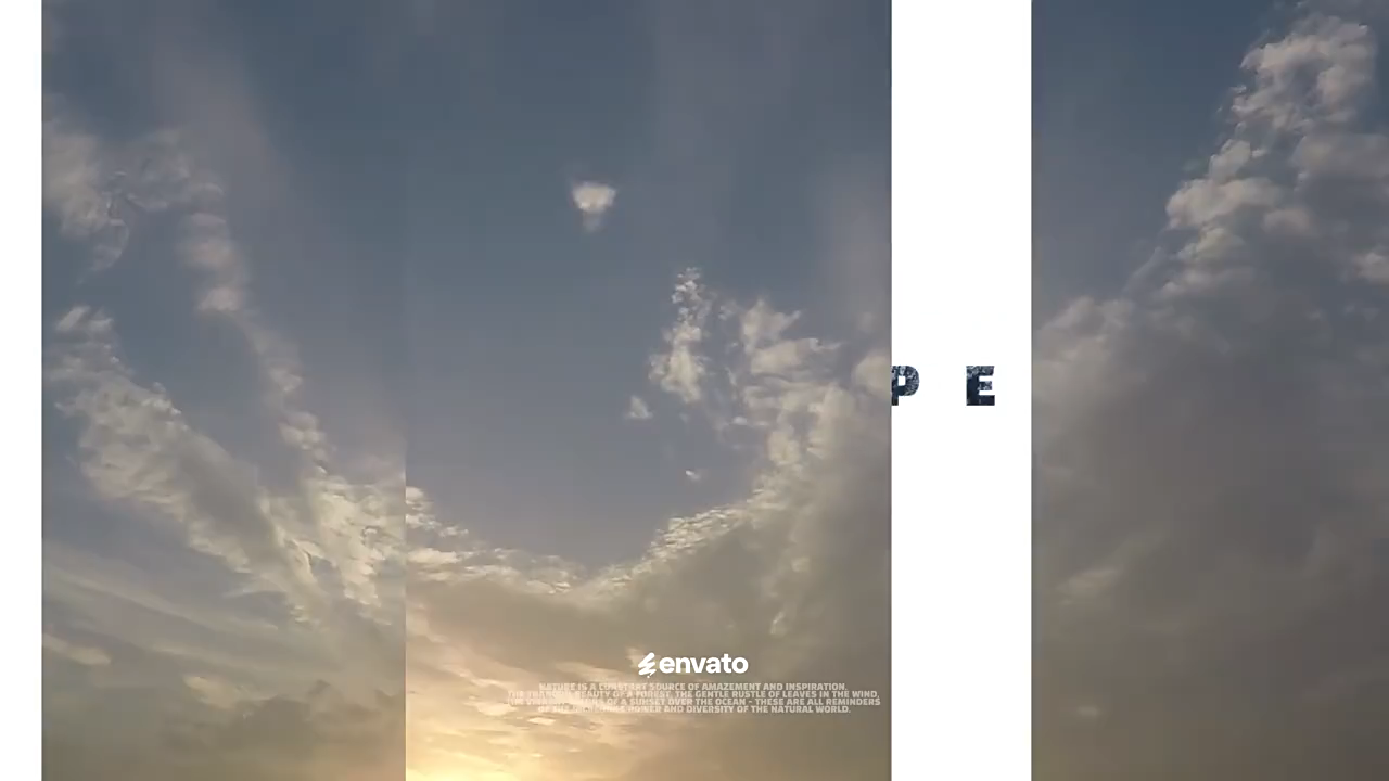 简单视频文字快速展示片头 The Opener for After Effects 56515442