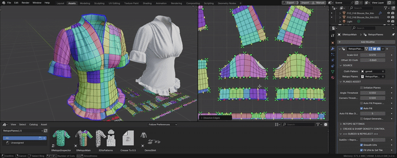 布料重拓扑神器，让你只留细节不流汗