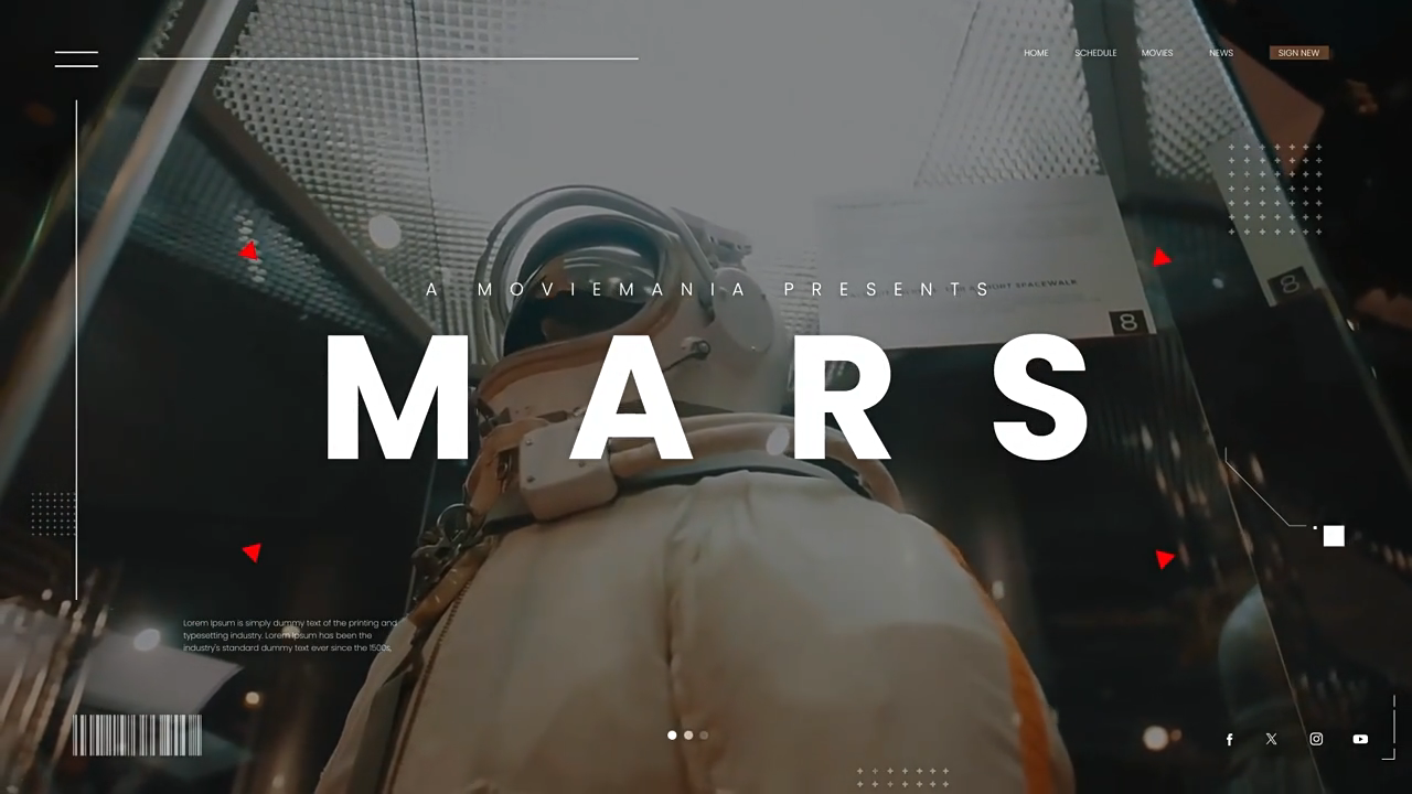 宇宙太空科技感文字标题动画 Astro Space Title 47406974