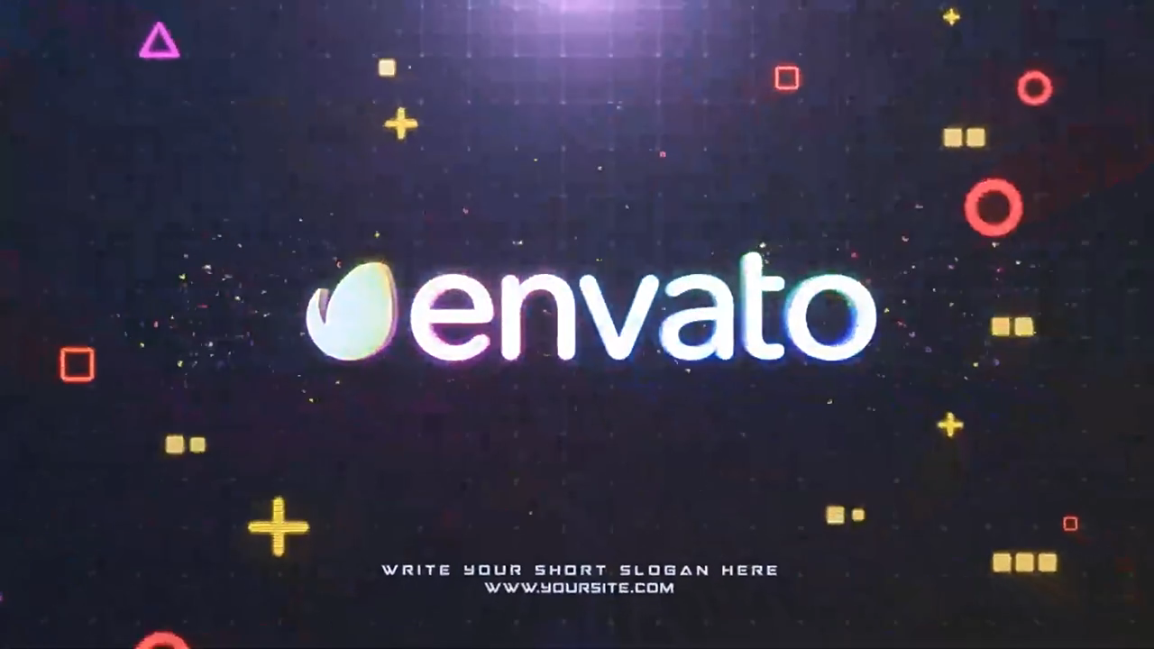 时尚科技感Logo动画 Cyber Tech Logo Reveal 29847795