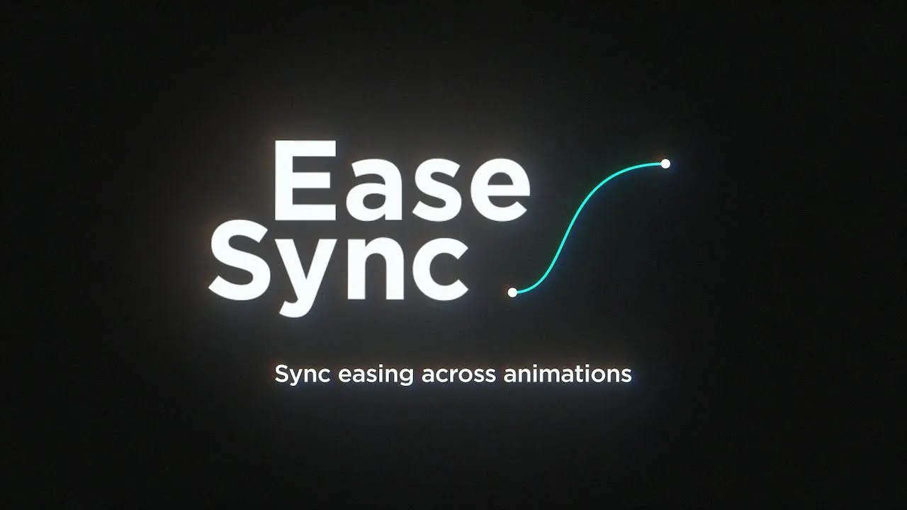 Ease Sync v1.0 for After Effects 多物体缓冲动画同步脚本