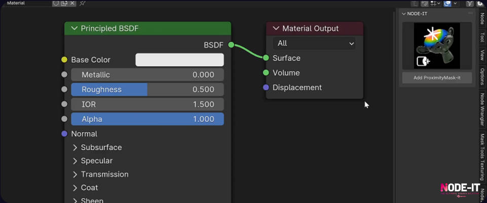 Node It v1.0 for blender 着色器节点插件