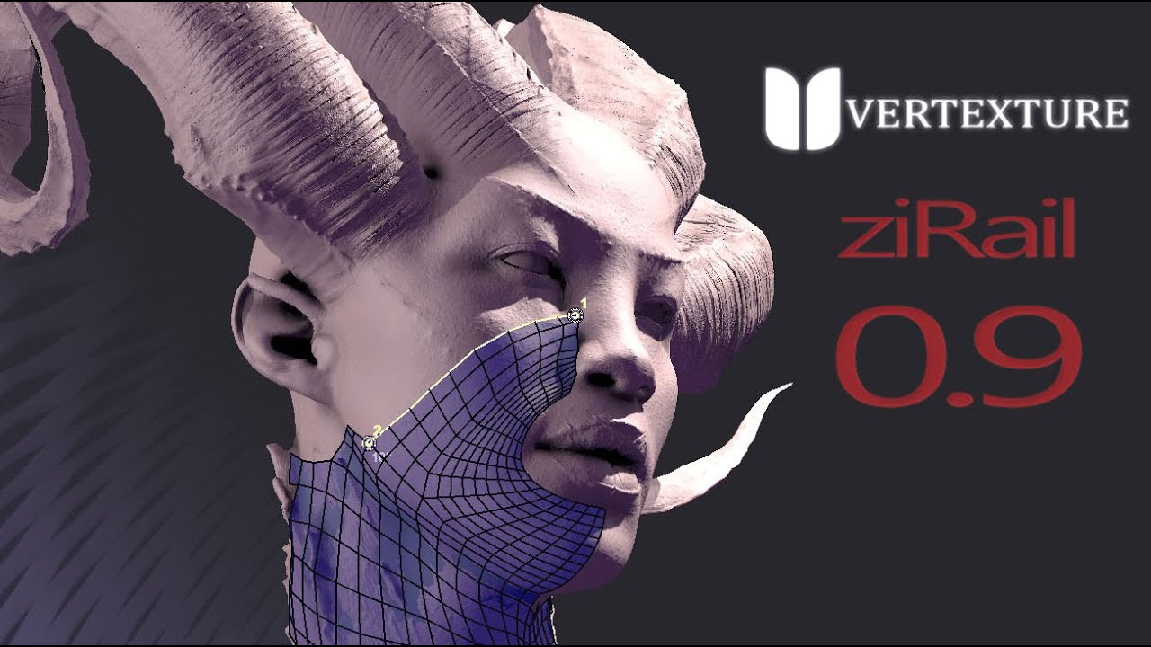 ziRail 0.97 for Maya 路径绘制面片多边形插件