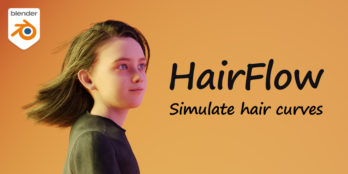 Hairflow 1.21 for blender 毛发系统插件