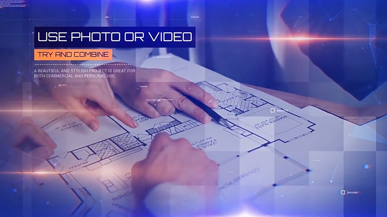 科技感商务企业视频宣传包装片头 Industrial Technology Presentation 48434593