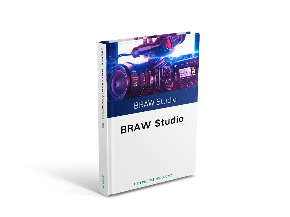 BRAW Studio v3.3.8 Blackmagic RAW格式(.braw)导入调色插件
