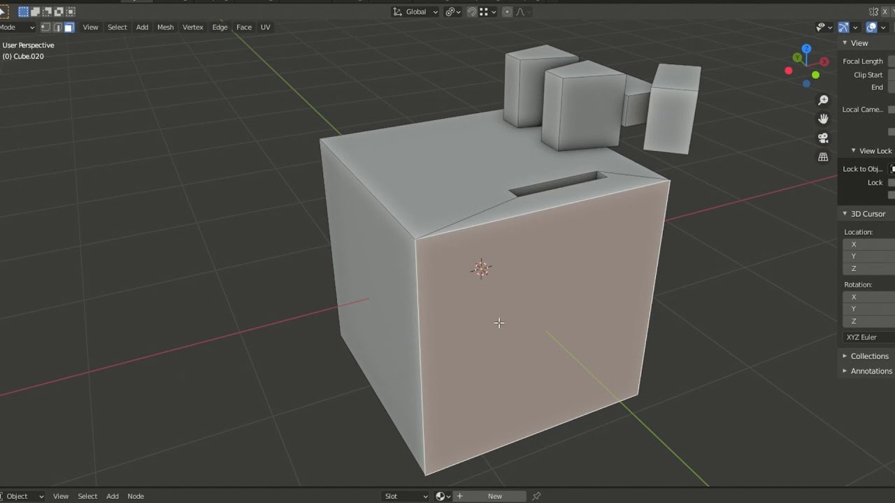 Grid Modeler 1.38.0 for blender 布尔切割建模插件