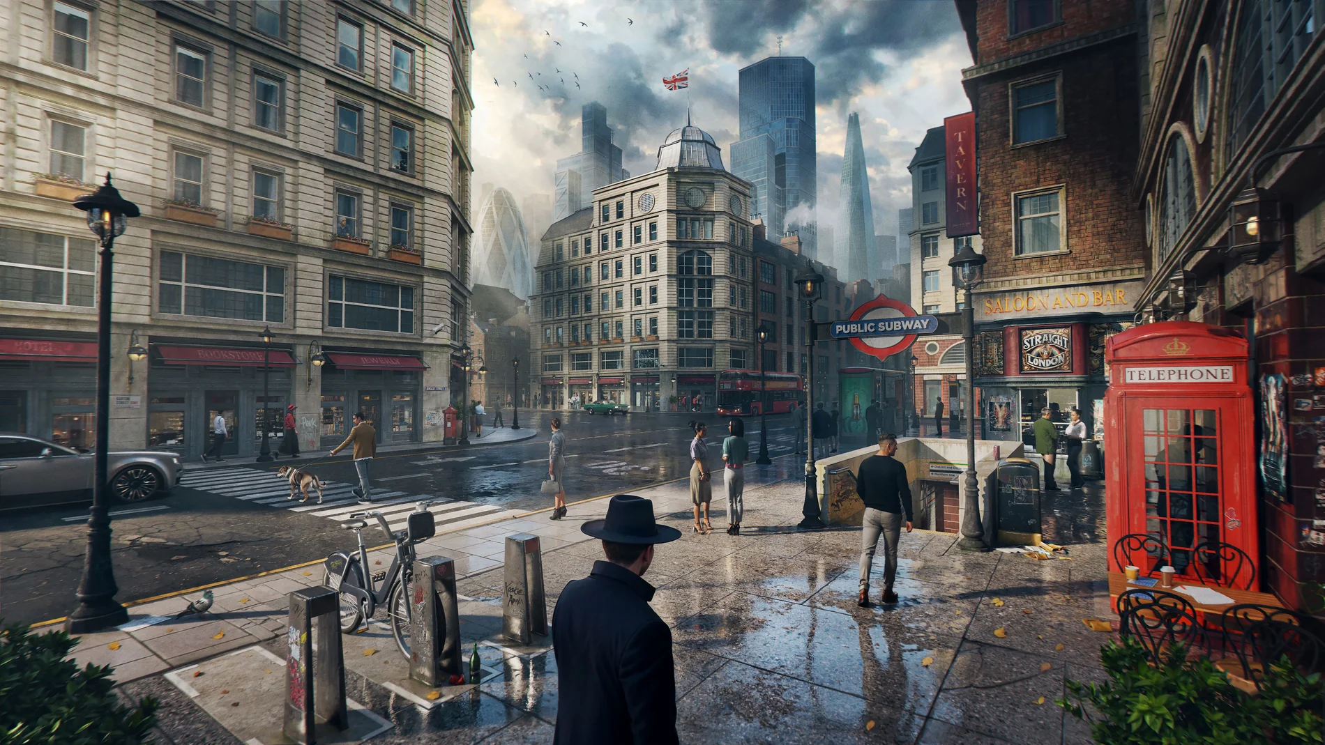 欧洲伦敦现代建筑住宅大厦3D模型