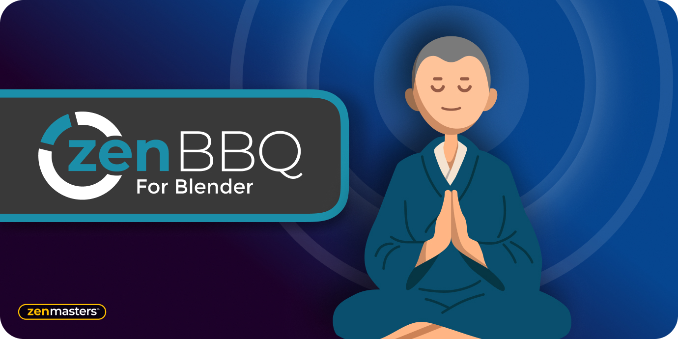 Zen BBQ 1.0.4.0 for blender 模型倒角插件