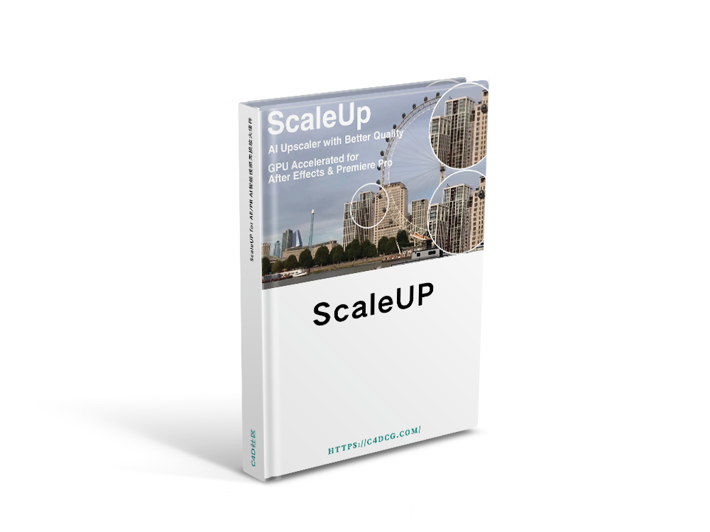 ScaleUP v1.4.4 for AE/PR AI智能视频无损放大插件