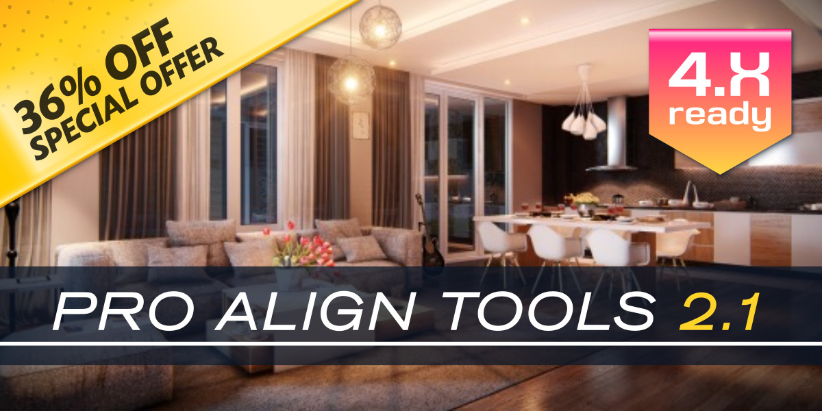 Pro Align Tools v2.1.11 for blender 模型对齐插件