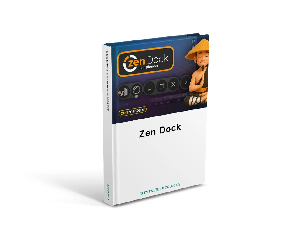 Zen Dock V1.2.1.7 for blender 自定义功能按钮插件