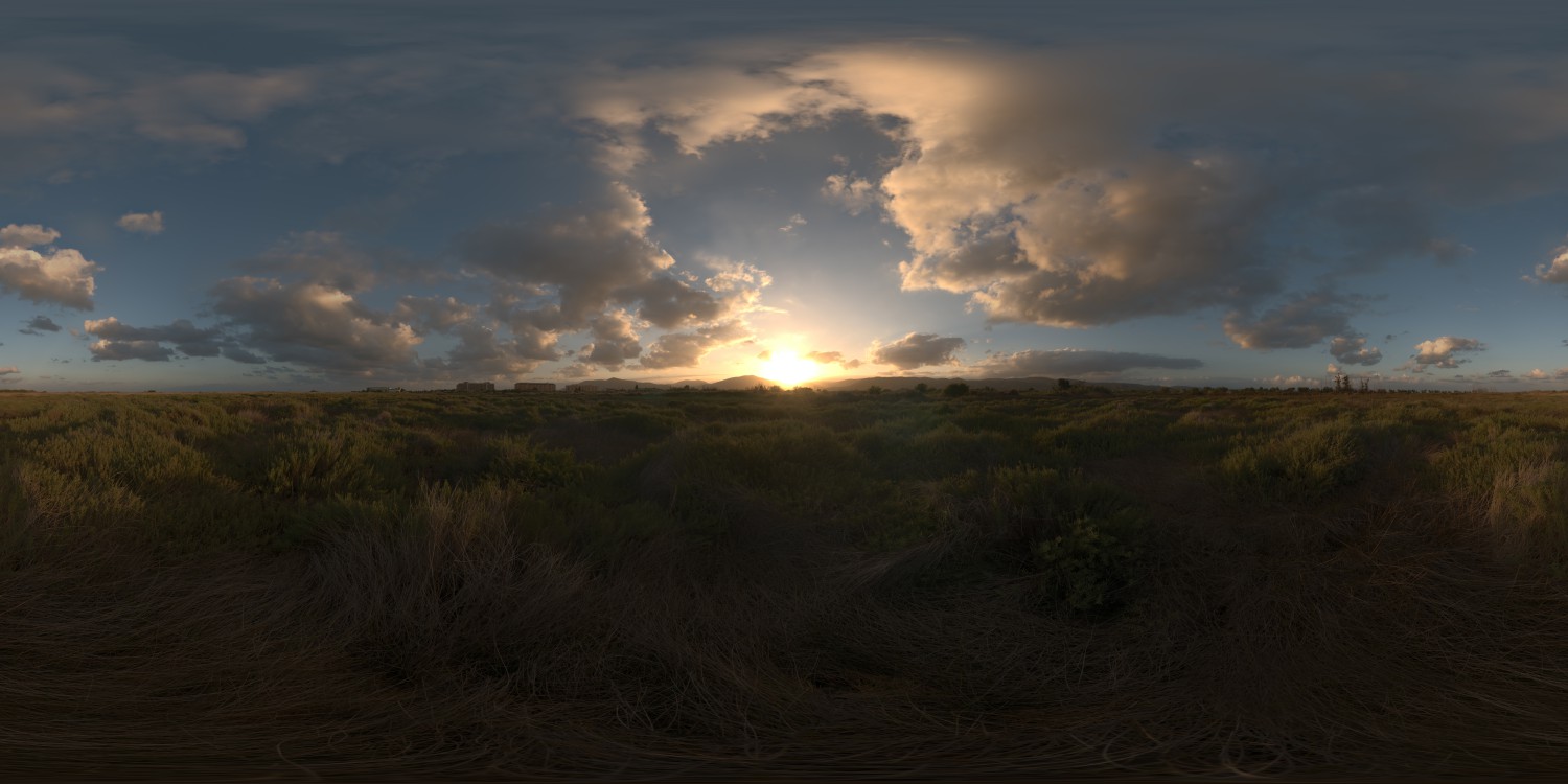 蓝天白云草地HDR天空贴图2025050412