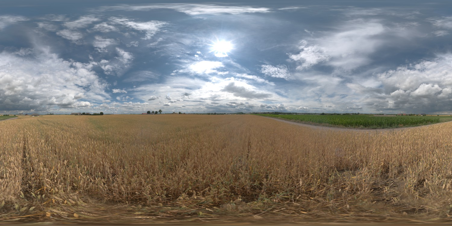 蓝天白云草地HDR天空贴图202505042