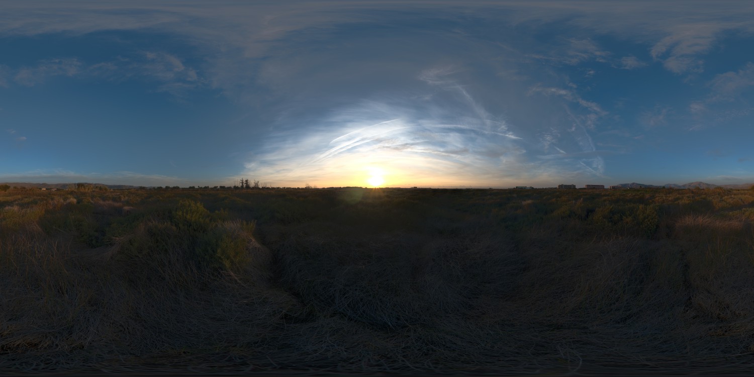 蓝天白云草地HDR天空贴图202505044