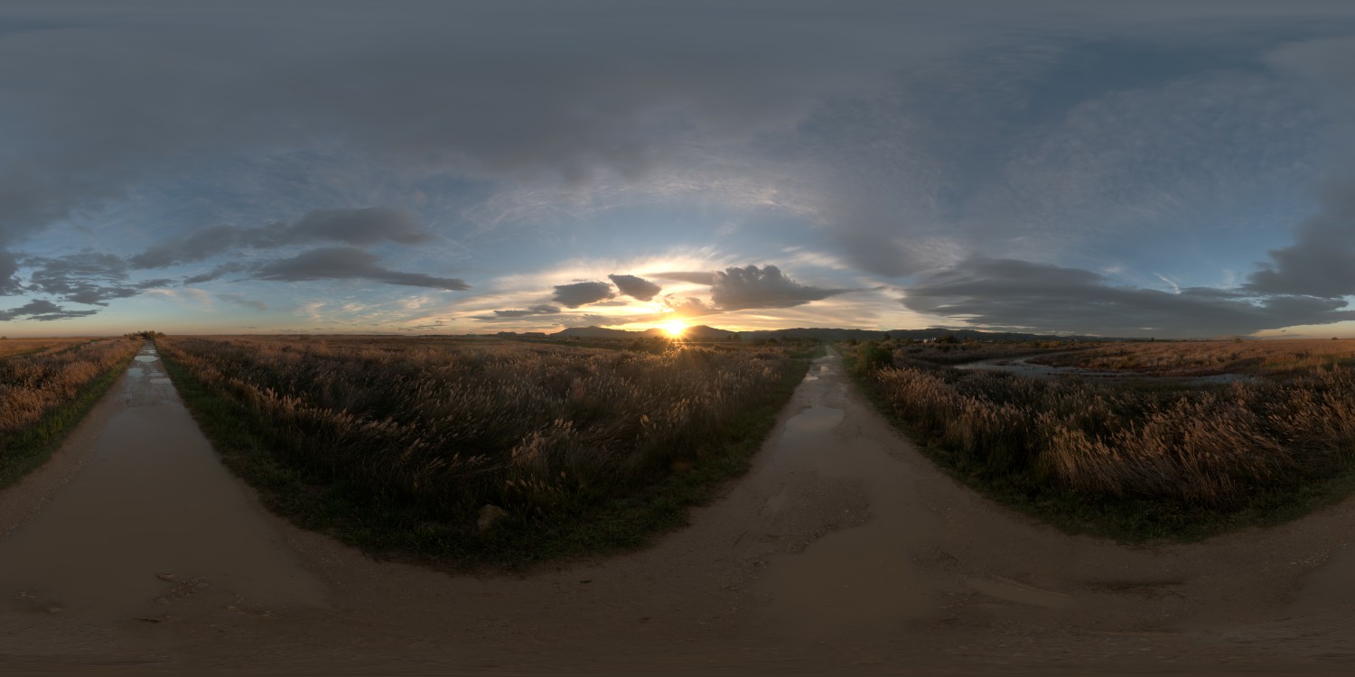 蓝天白云草地HDR天空贴图202505048