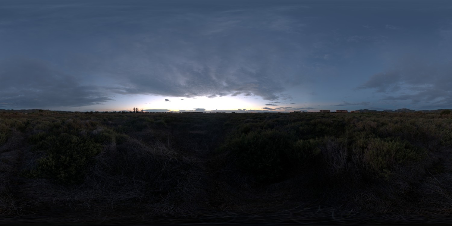 蓝天白云草地HDR天空贴图202505049