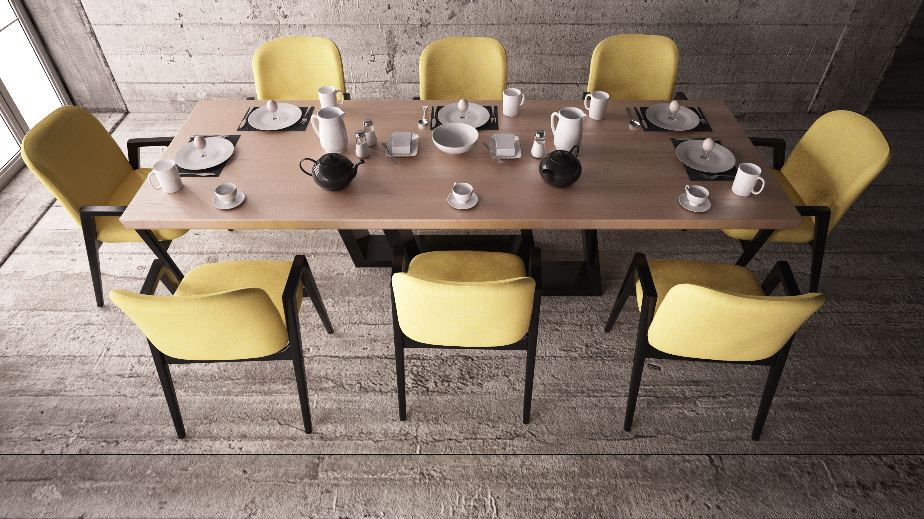 办公居家座椅3D模型-Architectural Models vol 04