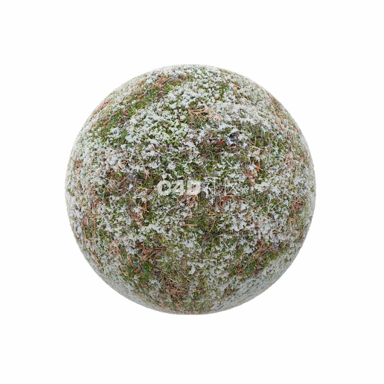 少量雪的草地 250509028