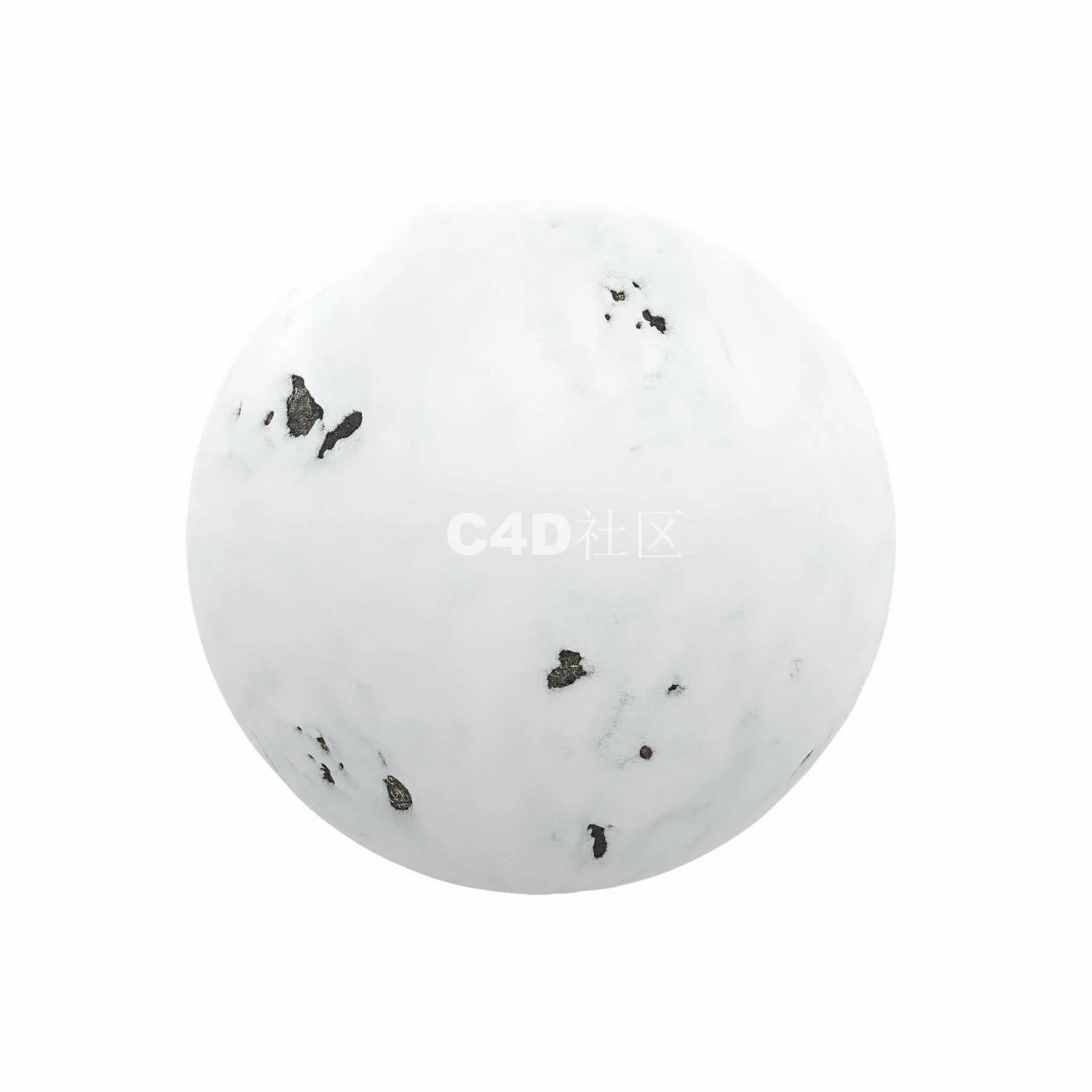 有地面斑点的雪 250509030