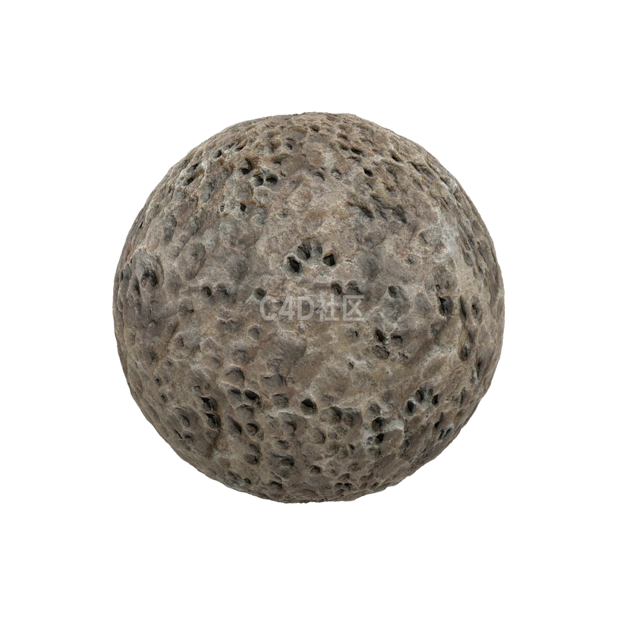 棕色带孔岩石 250510540