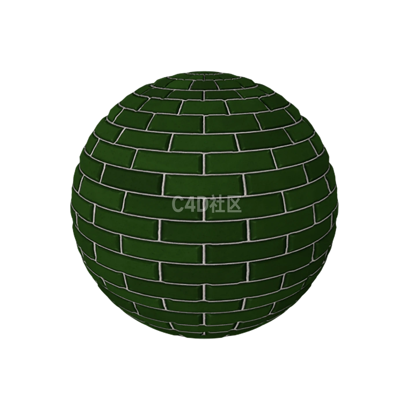 闪亮绿色砖墙 2505091