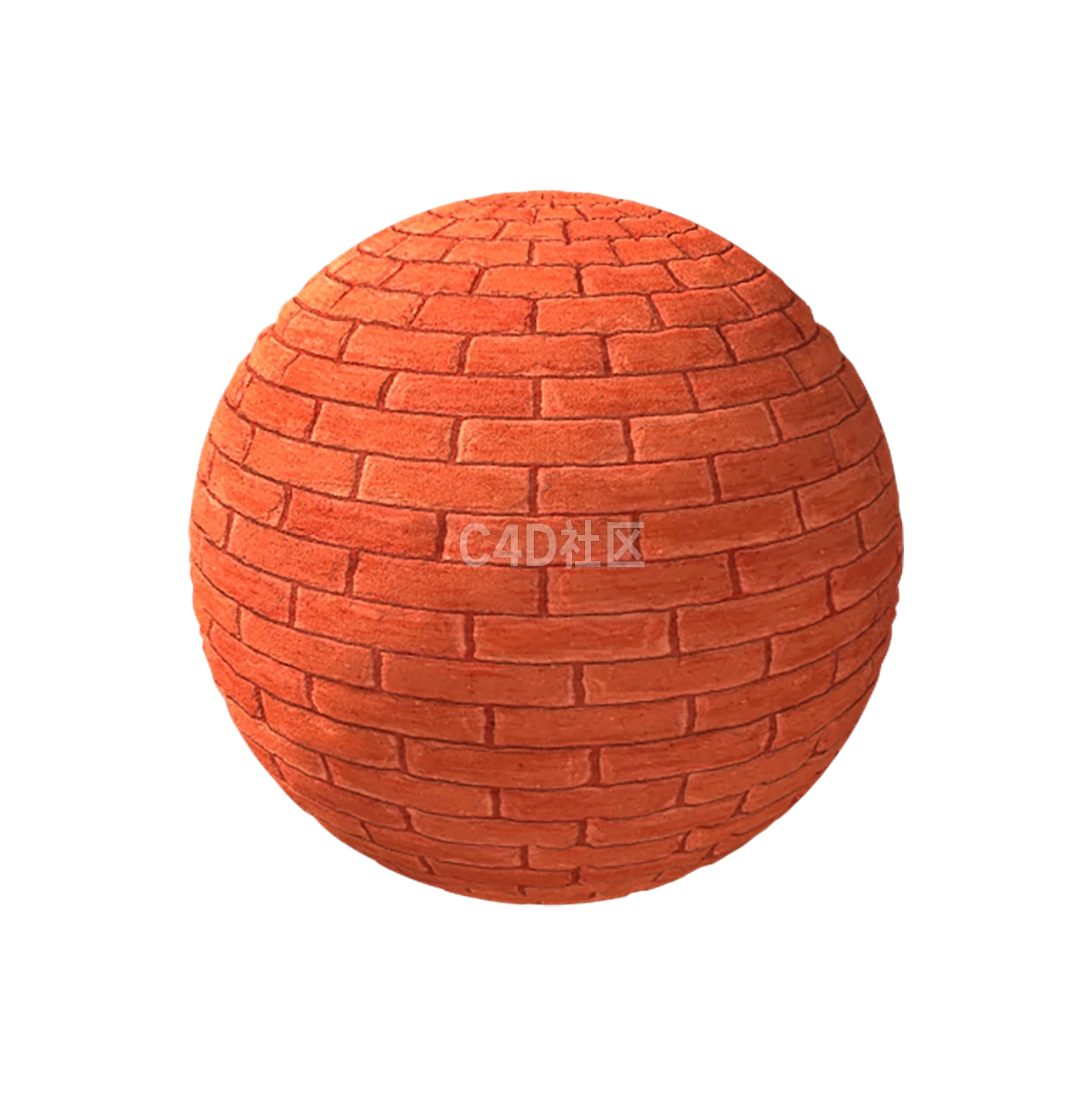 损坏并涂漆的红色砖墙 2505092