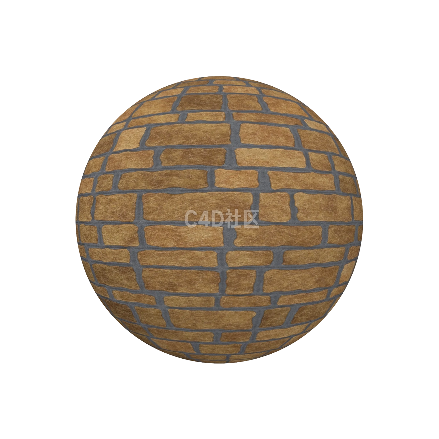 橙色石砖墙 2505118