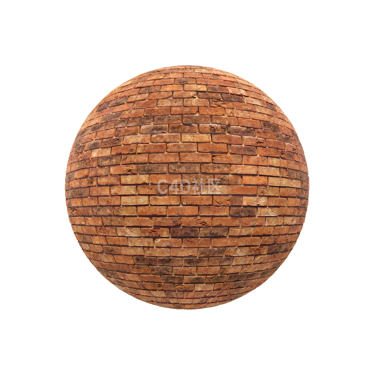 橙色砖块墙壁 25052230