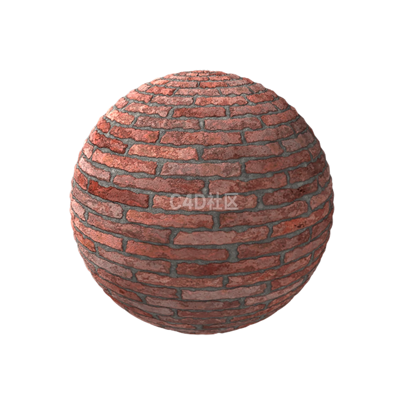 损坏的红色砖墙 2505093