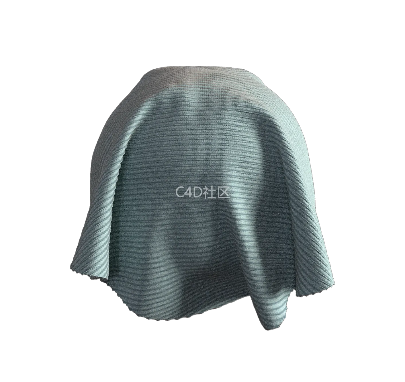 双色调条纹面料蓝色2505972