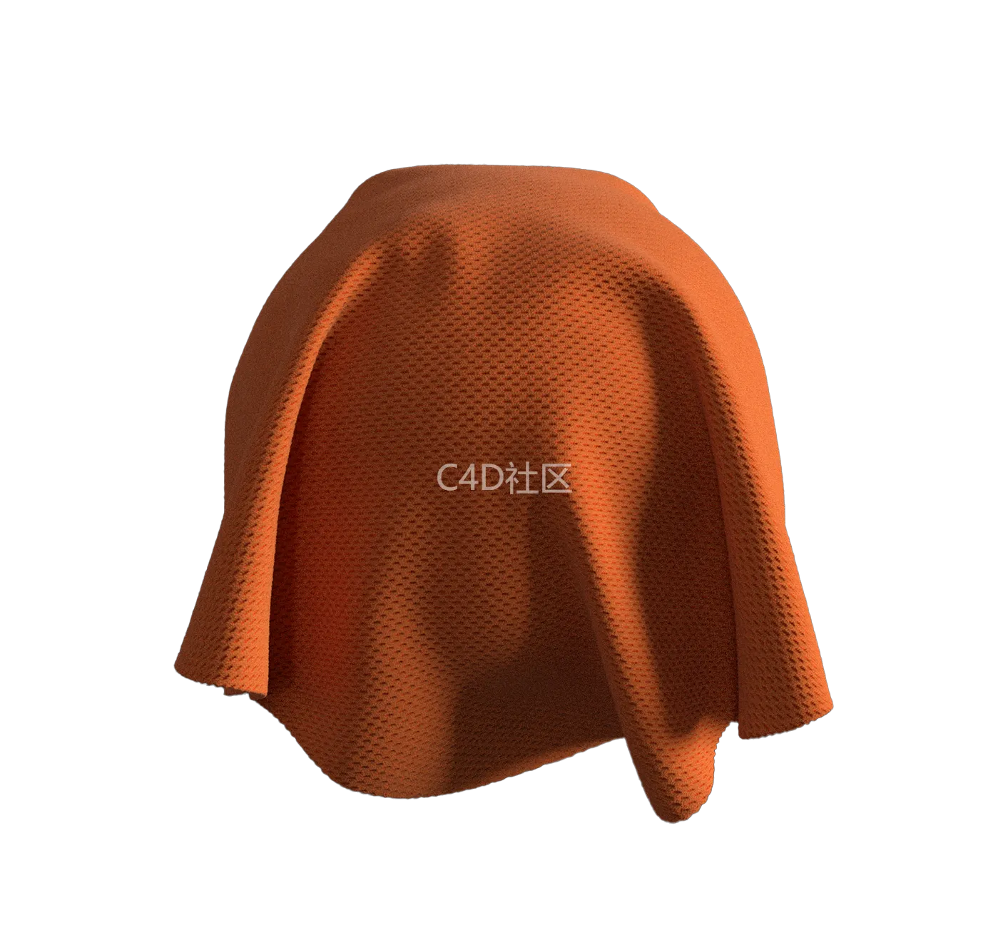 超细纤维针织橙色2505950