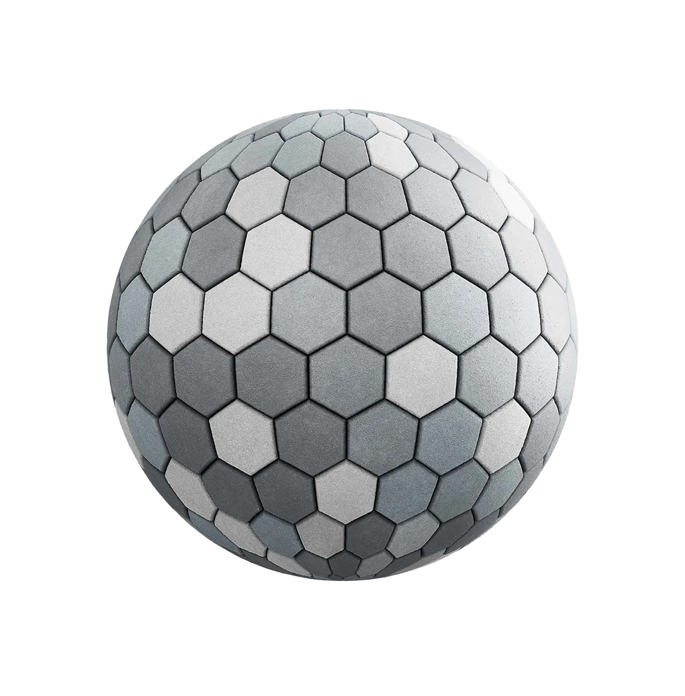 六边形灰色人行道2506101012