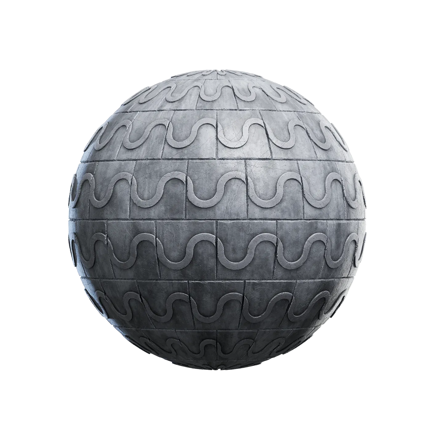 图案灰色混凝土砖2506091263