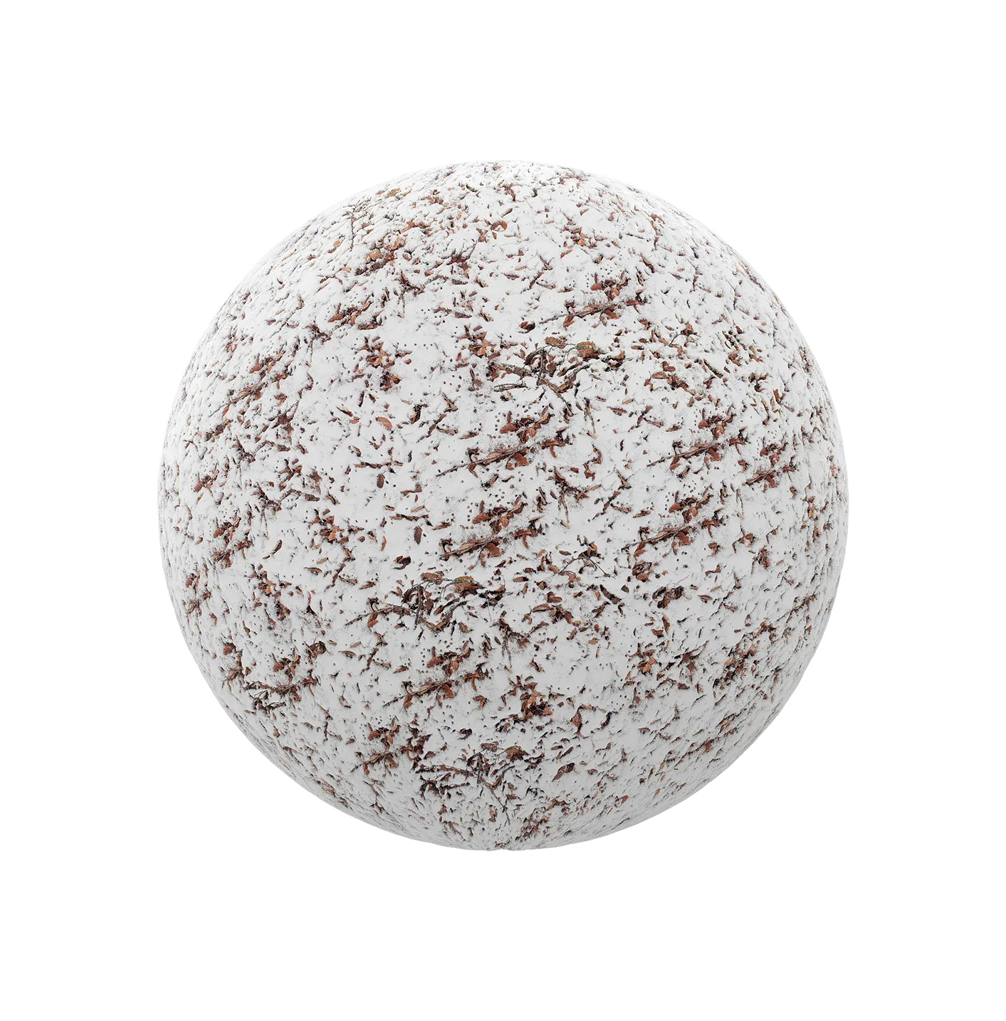 带干树叶的雪250609316