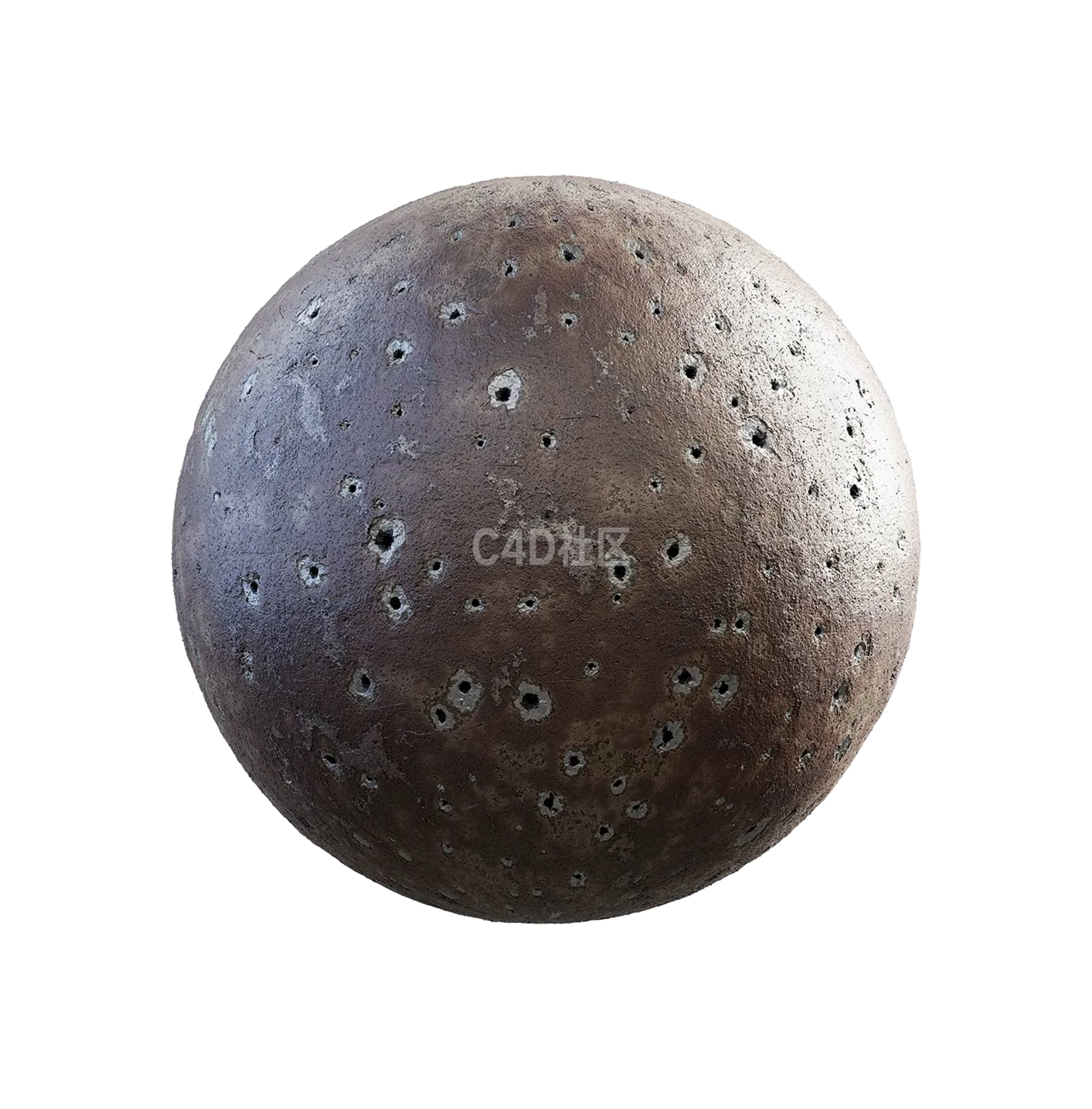 带弹孔的金属2506091405