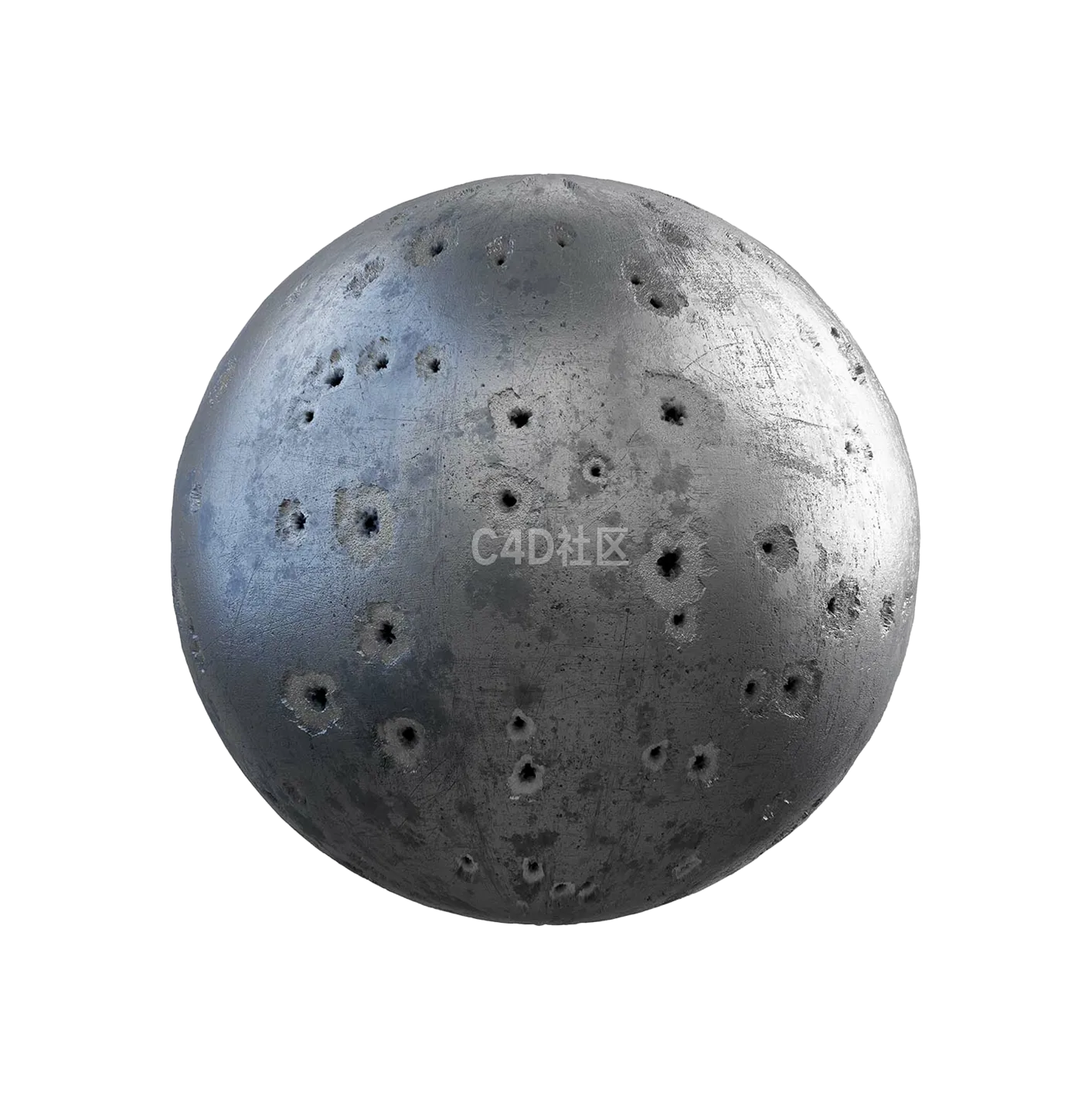 带弹孔的金属2506091407