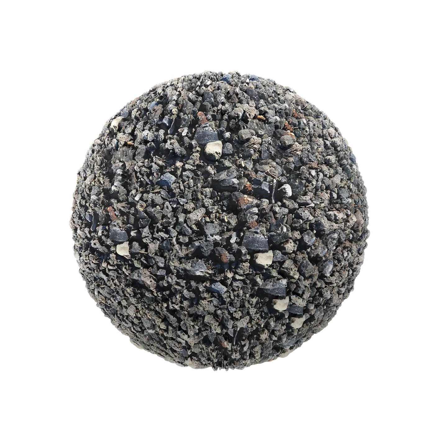 带石头的灰色泥土2506101425