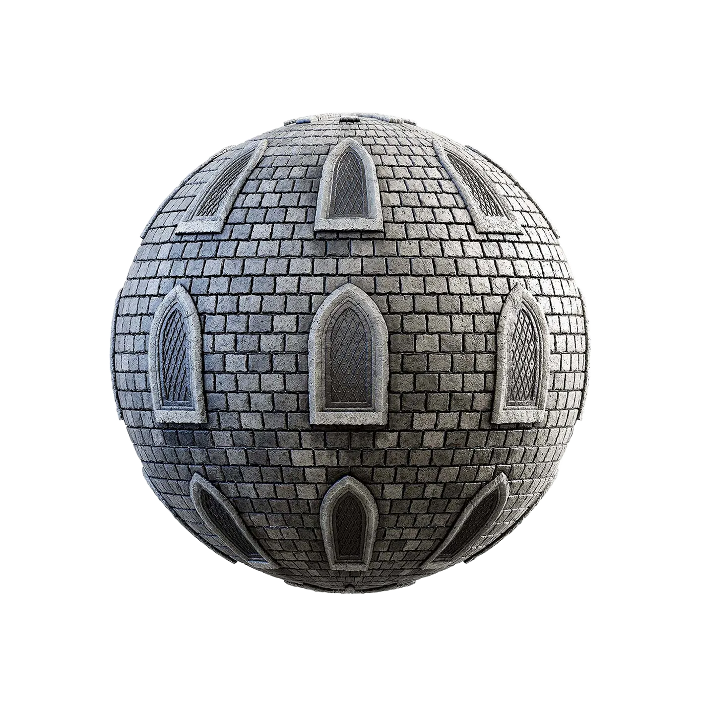 带窗户的城堡墙2506102050